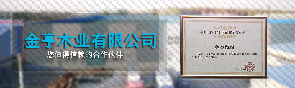 金亨-全國(guó)建筑模板三十強(qiáng)企業(yè)，您值得信賴的合作伙伴